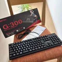 【箱取説有】バッファロー 有線ゲーミングキーボード BSKBCG300BKのサムネイル
