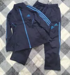 adidas ジャージ上下セット ネイビー 130