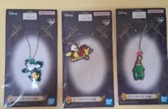 ディズニープリンセス　一番くじ　ラバーチャーム3点セット