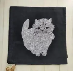 新品 松尾ミユキ クッションカバー elliot 45×45cm 猫 ねこ ネコ