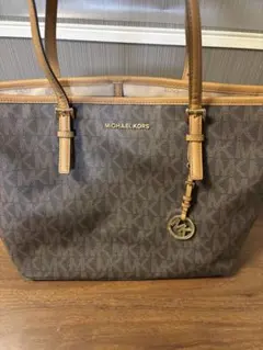 MICHAEL KORS ブラウン トートバッグ