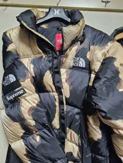 Supreme× NorthFaceBleachedDenim Nuptse