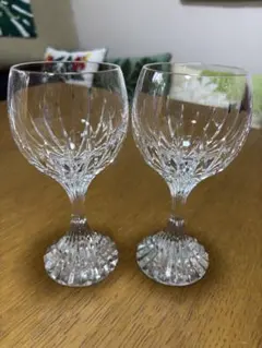 2脚セットバカラ❤️マッセナワイングラス M高さ約16.2cm、口径・底共6.5㎝