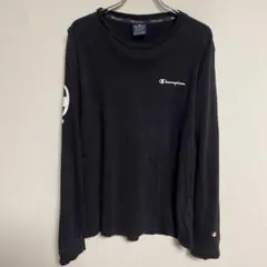Champion ブラック 長袖Tシャツ L レディース