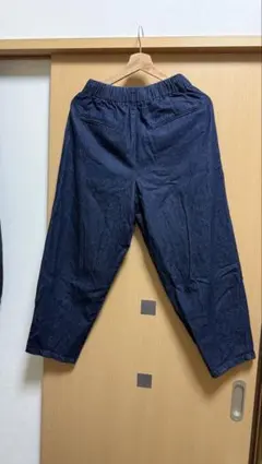 GU ダークブルー イージーパンツ Sサイズ