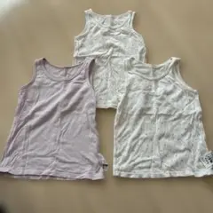 タンクトップ下着　3枚組　 UNIQLO100センチ