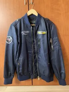 ミリタリージャケット　ブルー