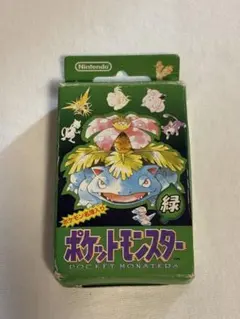 ポケモントランプ緑 1996年 任天堂 全枚数完品 説明書付き レトロ