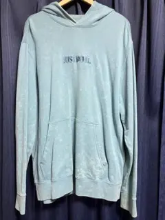 Nike JUST DO IT. パーカー XXL ターコイズブルー　古着