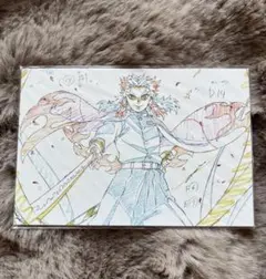 鬼滅の刃 無限列車編 原画ポストカードセットC 煉獄杏寿郎 猗窩座 9枚セット