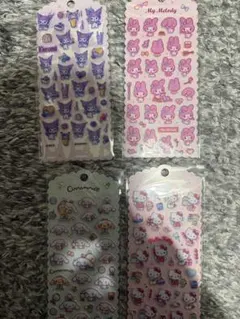 サンリオフェルトシール4枚セット