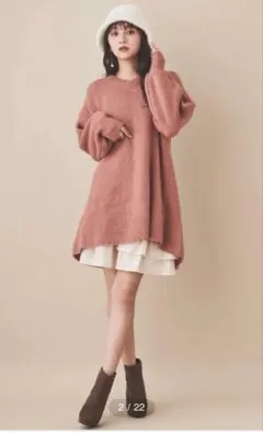 31 Sons de mode レイヤードミニワンピース