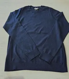 GAP エクストラファイン メリノウール100％ セーター ネイビー Lサイズ
