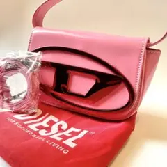 新品未使用✨DIESEL 1DR ハンド ショルダーバッグ 2way ピンク