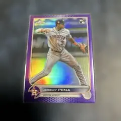 Jeremy Pena RC Topps Chrome Purple Ref.