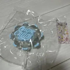 MONONA Chupa Chups 粘土入りスクイーズ クリア ブルー