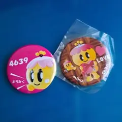 みくちゃん　グッズ　缶バッジ　大和高田市　奈良県　マスコットキャラクターのサムネイル