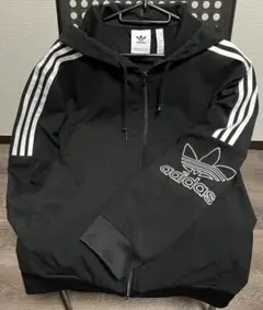 adidas originals パーカー ジャケット　アーム　ビッグ　刺繍