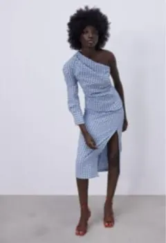 タータンチェック ロングスカート