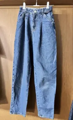 LOVETOXIC ワイドパンツ Sサイズ デニムブルー