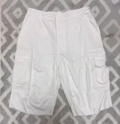 ホワイト カーゴショートパンツ
