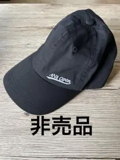 新品♪全日空 ANAオリジナル キャップ 帽子 ブラック アメニティグッズ
