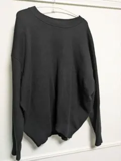 ニット　黒　XL　GU