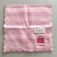 新品未使用✨　フルラ　FURLA タオルハンカチ　ピンク