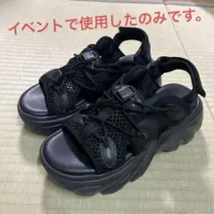 ORiental TRaffic 厚底スポーツサンダル ブラック Mサイズのサムネイル