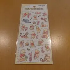 くまのプーさん フラッフィースケッチステッカー