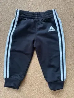 adidas ブラック ジャージ 3本ライン ベビー