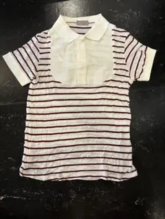 ディオールオム エディスリマン 2006AW ボーダーポロシャツ XXS