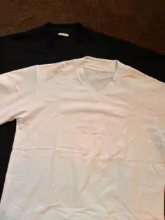 GUメンズVTシャツ白黒XL 2枚セット