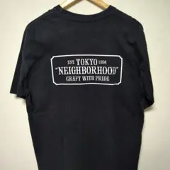 ネイバーフッド ロゴ Tシャツ M 黒 NEIGHBORHOOD