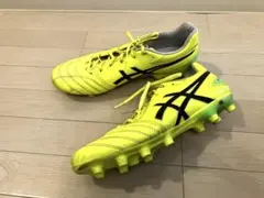 ASICS サッカー スパイク ゴールド×ブラック オリックス平野佳寿着
