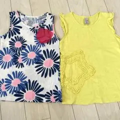 ZARA kids 5-6 118 ２点セット　タンク　ザラキッズ