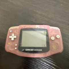GAME BOY ADVANCE クリアピンク 本体