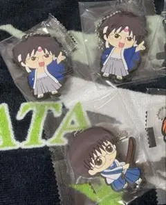 銀魂 カプセルラバーマスコット02 志村新八AB 3点セット