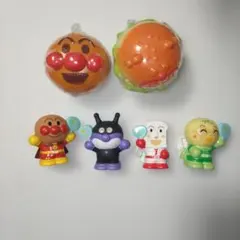 アンパンマンあつめてトントンおままごと＆ミニフィギュア　6点セット