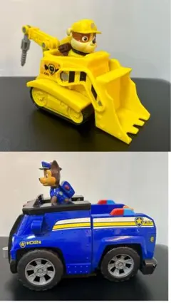 パウパトロール　変形ビークルとベーシックビークル2体セット