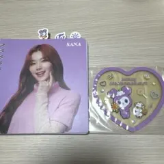 TWICEサナ　メモ帳、コースター
