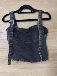 ZARA デニム ビスチェのサムネイル