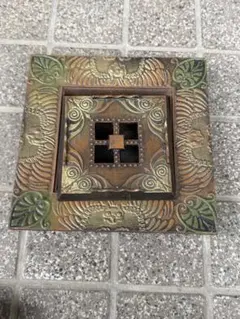 美術鋳型　灰皿　鉄製　ヴィンテージ　アンティーク