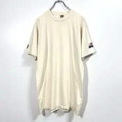 90sヴィンテージ・Tシャツ ABL ロゴ ライトベージュ L