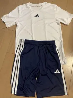 adidas climacool 上下セット　ハーフパンツ　160サイズ