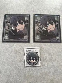 桃源暗鬼 秋田書店 アフターコミケ107 缶バッジ キャラカード 淀川真澄