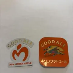 キリングッドエール Mrs. GREEN APPLE オリジナルステッカー 2種