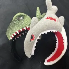 恐竜とサメのカチューシャセット