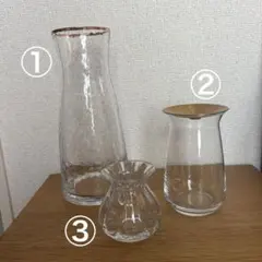 ヘンリーディーンとガラスフラワーベース 5点セット - メルカリ