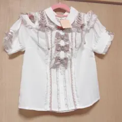 LIZ LISA ホワイト ブラウス リボン レース LIZ LISA ホワイト ブラウス リボン レース | Mercari